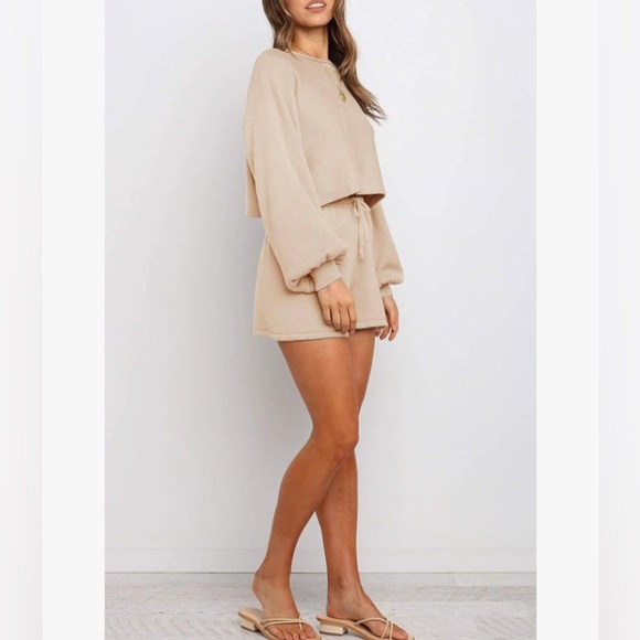 Tan 2 Piece Lounge Set - Picture 2 of 6